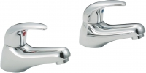 Wickes Orian Compact Bath Taps Chrome