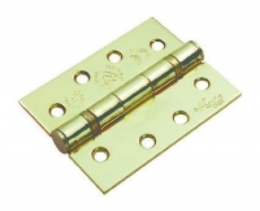 4FIREDOORS Ball Bearing Hinges Brass 102 x 76 x 3mm PK3