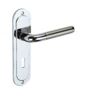 Wickes Vittore Lock Handle Polished Chrome & Matt Finish £13.30