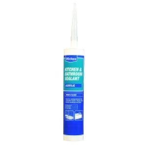 Wickes Kitchen & Bathroom Acrylic Sealant Clear 310ml
