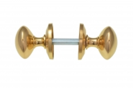 Wickes Victorian Mortice Knob Set Polished Brass Finish £11.74