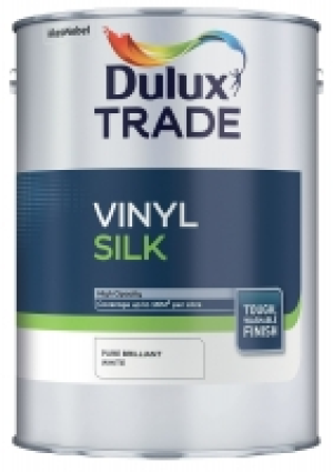 Dulux Trade Vinyl Silk Emulsion Paint Pure Brilliant White 5 £39.18