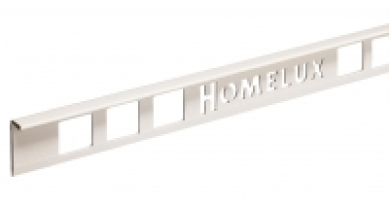 Homelux 8mm PVC Straight Edge Soft Cream Tile Trim £4.99