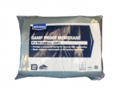 Wickes 1200 Gauge Blue Damp Proof Membrame 4 x 5m