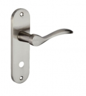 Wickes Elda Bathroom Handle Satin Nickel Finish £10.39