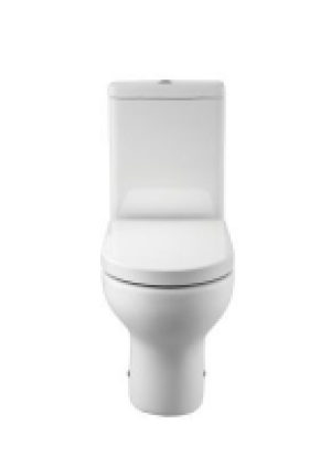 Wickes Bellante Toilet Pan, Cistern with Toilet Seat