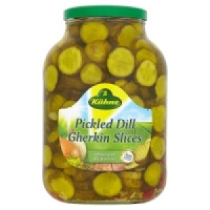 Kuhne Khne Pickled Dill Gherkin Slices 2450g