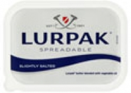 LURPAK-BUTTER-SPREADABLE 500G £2.00
