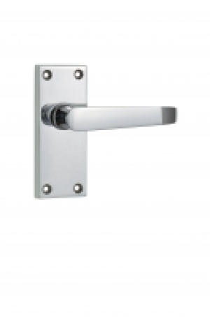 Wickes New York Victorian Straight Latch Handle Chrome Finis