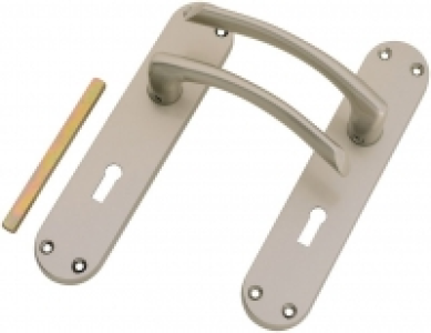 Wickes Dante Lock Handle Satin Nickel Finish £12.88