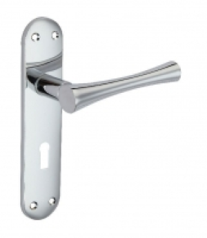 Wickes Bella Lock Handle Polished Chrome Finish £12.05