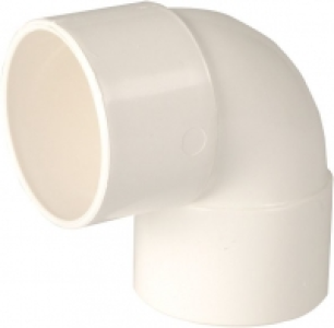 Wickes Solvent 90 Degree Bend 40mm 5 Pack