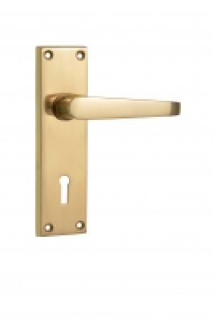 Wickes Rome Victorian Straight Lock Handle Polished Brass Fi &pound;8.54