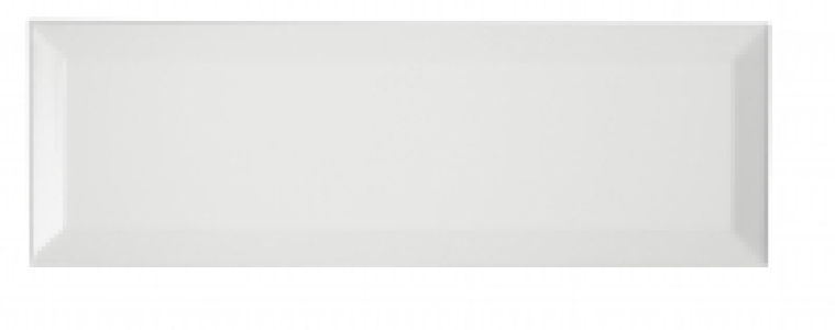 Wickes Bevelled Large Blanco Ceramic Wall Tile 100 x 300mm
