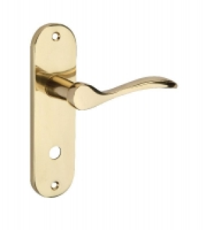 Wickes Elda Bathroom Handle Polished Brass Finish £16.03