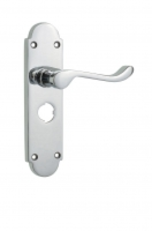 Wickes Vancouver Victorian Shaped Privacy Handle Chrome Fini £11.40