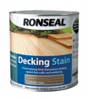 Ronseal Ultra Tough Deck Stain Country Oak 2.5L £17.99
