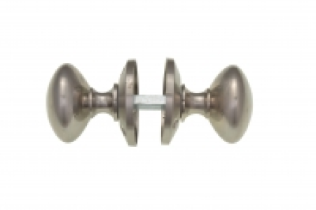 Wickes Victorian Mortice Knob Set Satin Nickel Finish £13.89