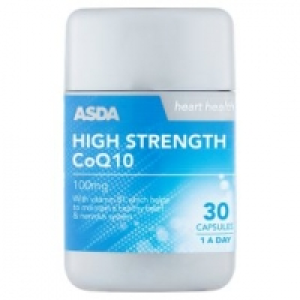 Asda Asda High Strength CoQ10 Heart Health 100mg 1 A Day Capsules