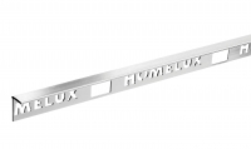 Homelux 10mm Metal Straight Edge Stainless Steel Effect Tile