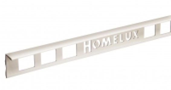 Homelux 10mm PVC Straight Edge Soft Cream Tile Trim £4.99
