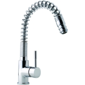 Wickes Spiralle Pull Out Mono Mixer Kitchen Sink Tap Chrome &pound;83.30