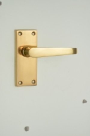 Wickes Rome Victorian Straight Latch Handle Polished Brass F £8.54
