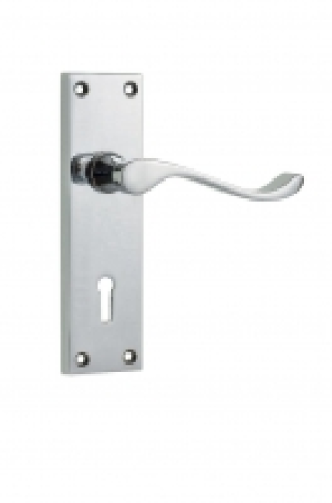 Wickes Monaco Victorian Scroll Lock Handle Chrome Finish £10.45