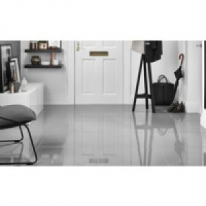 Wickes Infinity Grey Polished Porcelain 600 x 600mm Pack 3