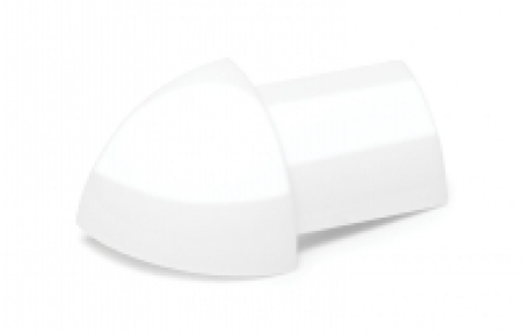 Homelux 6mm Quadrant Corners White PK2