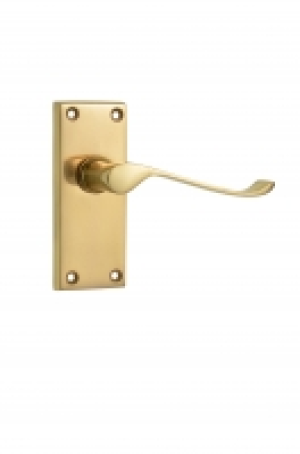 Wickes Paris Victorian Scroll Latch Handle Polished Brass Fi