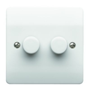 MK 300W Dimmer Double 2W K1522RPWHILV £16.99