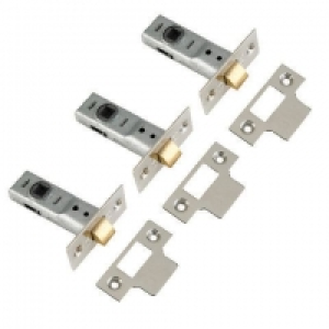 Yale P-M888-BZ-64-3 2 Tubular Latch 64mm Chrome Pack 3 £9.99