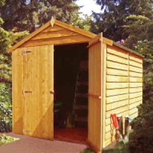 Wickes Double Door Overlap Shed Without Window 8x6