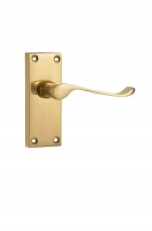 Wickes Paris Victorian Scroll Latch Handle Set Polished Bras £13.68