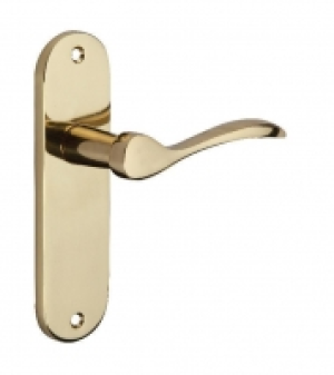 Wickes Elda Latch Handle Polished Brass Finish £14.75