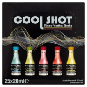 Cool Shot Mixed Vodka Shots 25 x 20ml