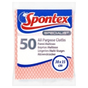 Spontex Specialist 50 All Purpose Cloths Blue £5.39