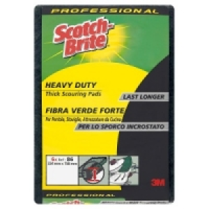 Scotchbrite Scotch-Brite Heavy Duty Thick Scouring Pads 6 pack