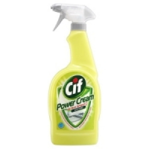Cif Power Cream Lemon Kitchen Cleaner 750ml