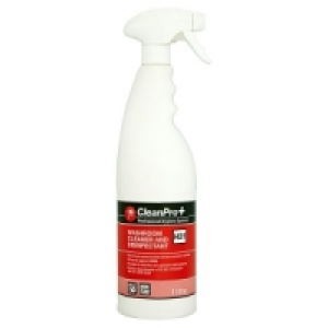 Clean Pro+ Washroom Cleaner and Disinfectant 1 Litre £3.59