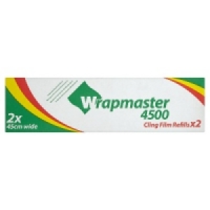 Wrapmaster 4500 Cling Film Refills 45cm x 300m x 2 £26.22
