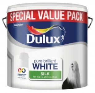Dulux Special Value Silk Paint Pure Brilliant White 6L £16.00