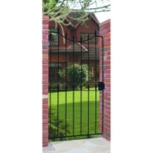 Wickes Windsor Black Metal Gate 1880mm High Fits Opening of