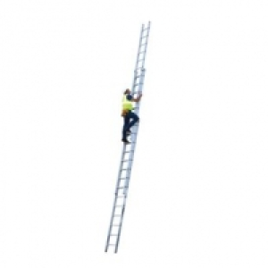 YOUNGMAN 3 SECTION PROFESSIONAL EXTENSION LADDER 10.68M &pound;259.99
