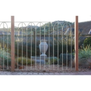 Wickes Arch Top Large Metal Deck Panel 91 x 1130mm Silver
