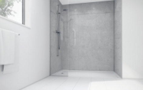 Wickes White Mist Laminate 2400x900mm SQ £215.00