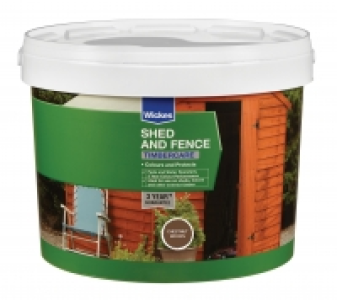 Wickes Shed & Fence Timbercare Chestnut Brown 5L
