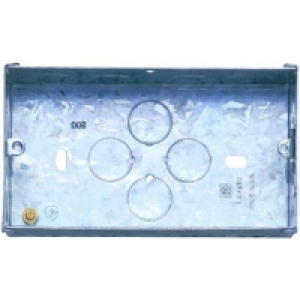 MK Metal Box 2 Gang 46mm 878PPK