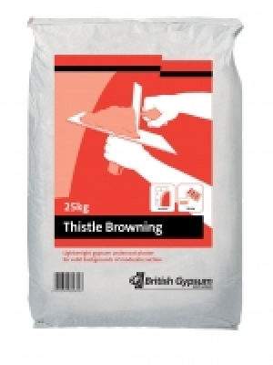 British Gypsum Thistle Browning Plaster 25kg £8.89